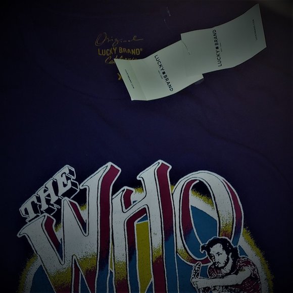 Original Lucky Brand The Who Maximum R&B rock Official T-Shirt XL runs big NWT - Picture 7 of 7